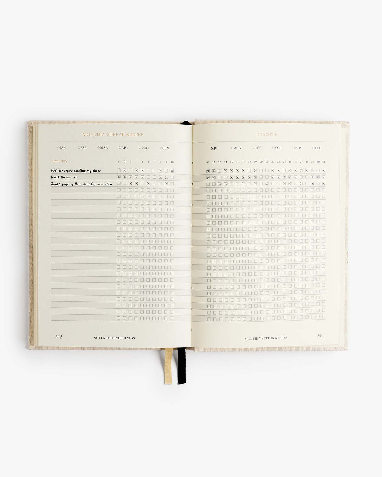 Notes to Mindfulness Journal Oat