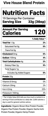 Vive House Blend Protein Powder